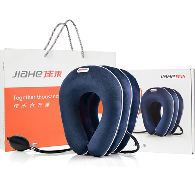 家用充氣頸椎牽引器 水晶絨護(hù)頸儀的正確打開方式